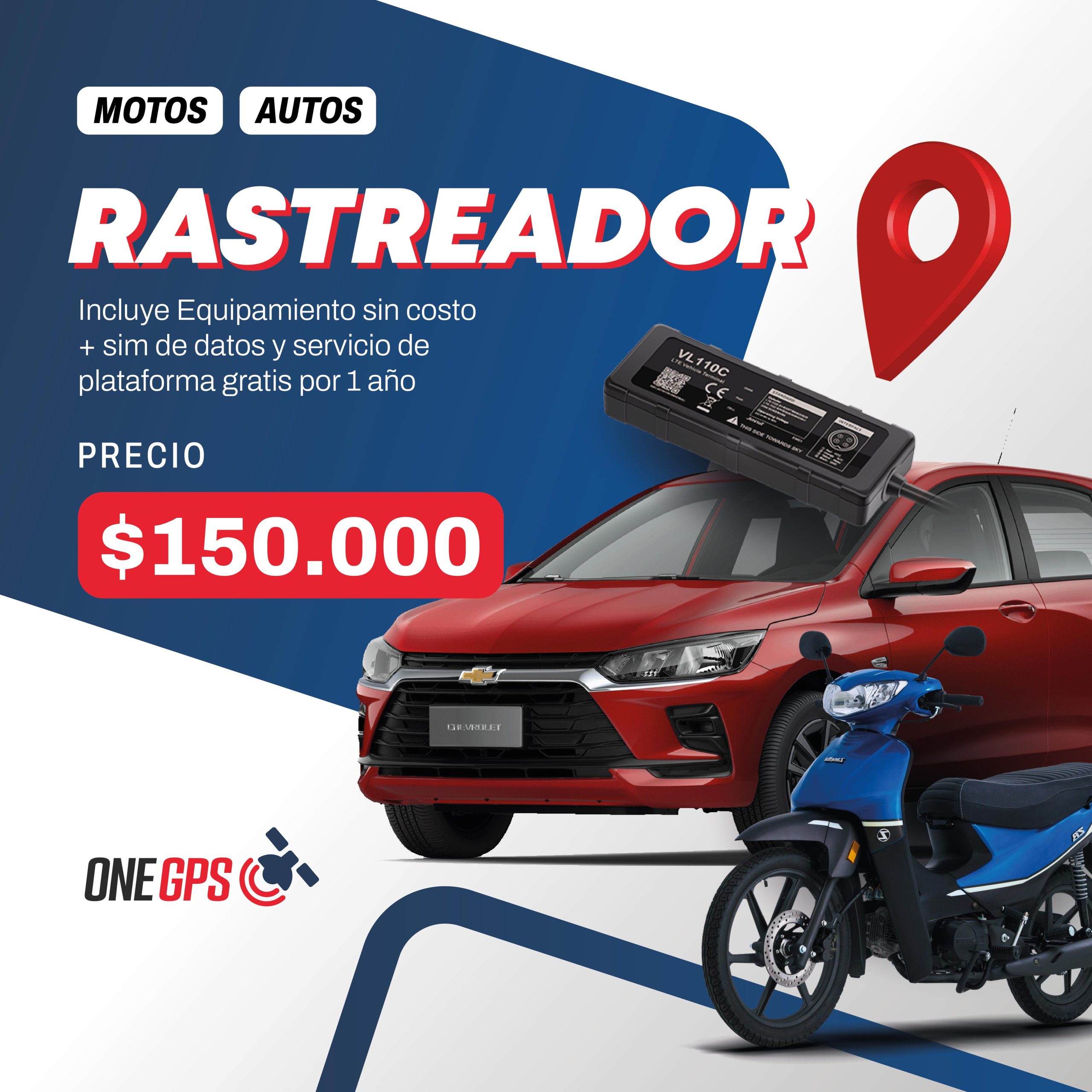 ONE GPS Equipo + Servicio